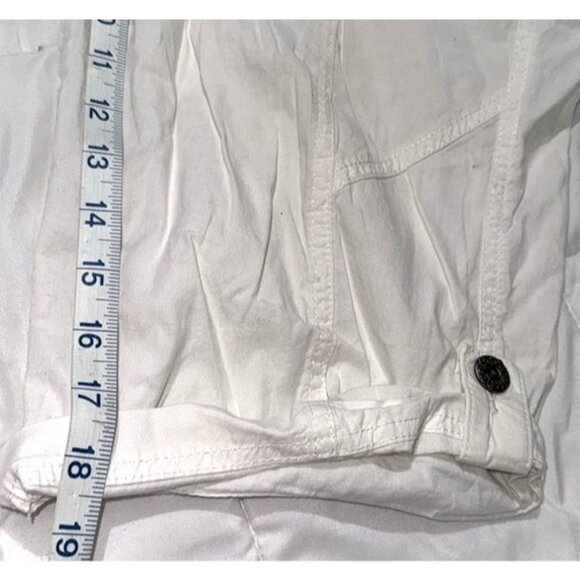 Style & Co. Womens White Cotton Blend Capri Pants Size 10 - Picture 7 of 7